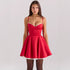 Women's Sling Slim Fit Backless Princess Petti Skirt Dress