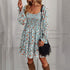 Spring & Summer Women's Bohemian Print Dress – Elegant & Stylish