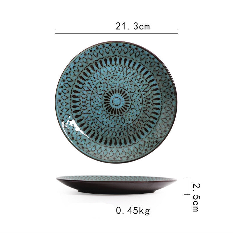 Retro Ceramic Tableware Set – Elegant & Functional Dining Essentials