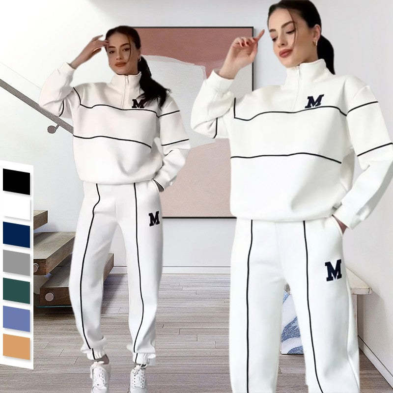 Women's 2-Piece Lounge Set – Hoodless Pullover & Sweatpants