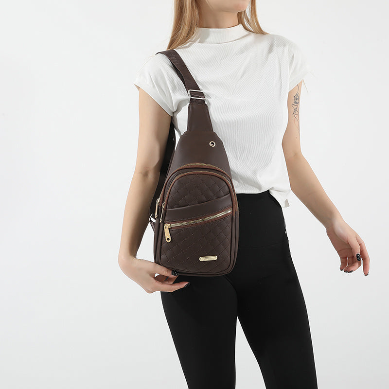 Storage & Travel Sling Bag – Water-Resistant Crossbody Chest Bag