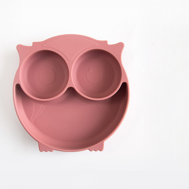 Children's Owl Silicone Dinner Plate