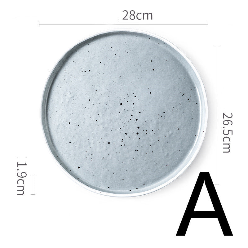 Matte Porcelain Tableware – Stylish Household Plates &amp; Bowls