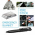 14-In-1 Outdoor Emergency Survival Kit - Tactical Gear Case for Camping/Emergency