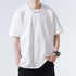 Autumn Men's Short-sleeved Loose Fit T-shirt Cotton Round Neck