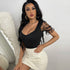Spring And Summer New Slim Short-Sleeved Jumpsuit