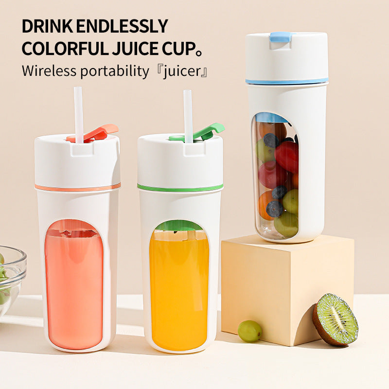 Kitchen Electric Juicer – USB Rechargeable Wireless Fruit & Ice Blender
