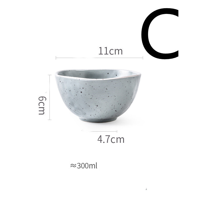 Matte Porcelain Tableware – Stylish Household Plates &amp; Bowls