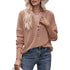 Women's Hooded V-Neck Drawstring Pullover Sweatshirt