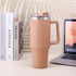 Stainless Steel Coffee Cup – Large 40oz Metal Water Cup with Handle