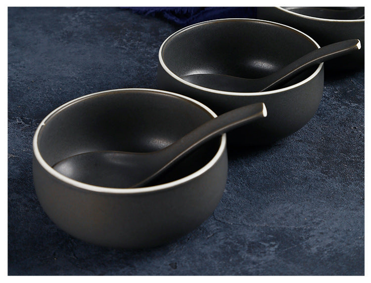 Simple Ceramic Tableware – Striped Underglaze Plates &amp; Bowls