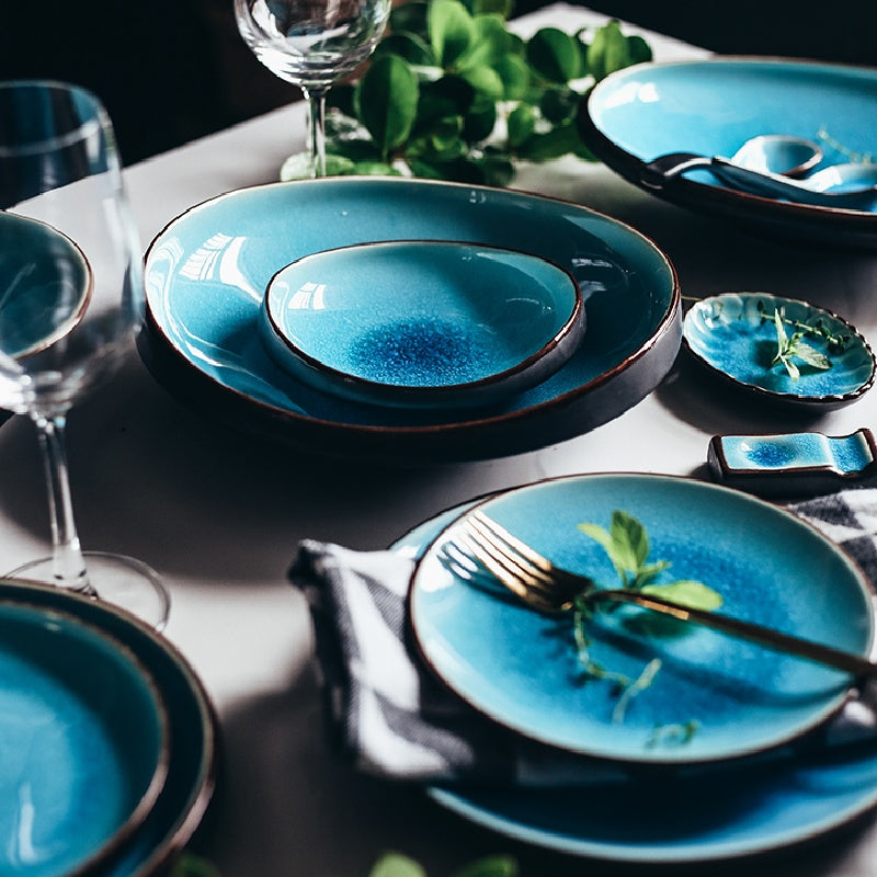 Japanese Retro Porcelain Tableware Set