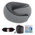 Memory Foam Travel Neck Pillow with Eye Mask – Compact Comfort for Airplanes & Cars