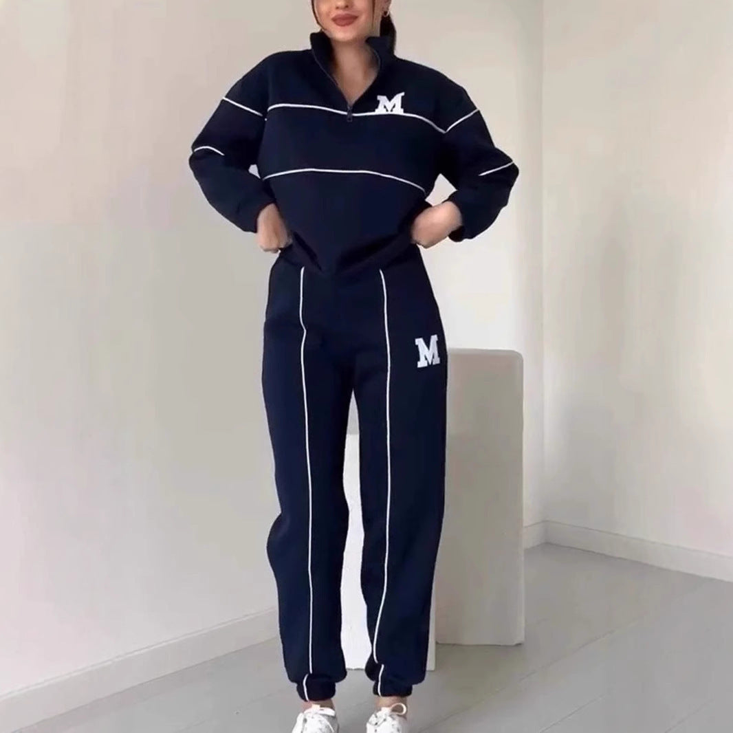 Women's 2-Piece Lounge Set – Hoodless Pullover & Sweatpants