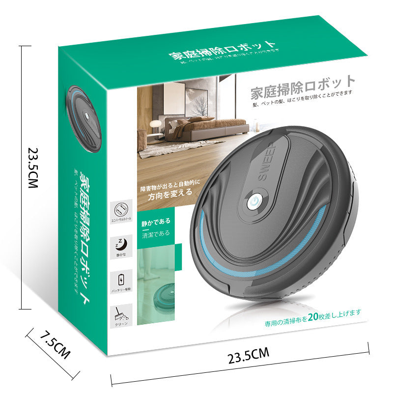 Auto Sweeping Vacuum Robot Cleaner - Strong Suction and Remote Control