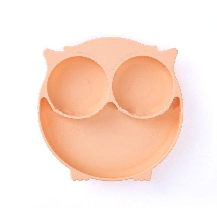 Children's Owl Silicone Dinner Plate