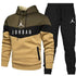 2025 Men's High Quality Fiber Material Casual Hoodie Winter Set Fashion Hoodie Sealed Two Piece Design