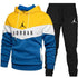 2025 Men's High Quality Fiber Material Casual Hoodie Winter Set Fashion Hoodie Sealed Two Piece Design