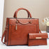 Large Capacity Women's Handbag Two-Piece Set