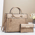 Large Capacity Women's Handbag Two-Piece Set