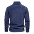 AIOPESON Brand Quality Thicken Warm Fleece Jacket for Men Zipper Neck Pullover Sweatshirt