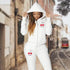 Women's Tracksuit Aesthetic Zipper Cardigan High quality Hoodies Sweatshirts Sweatpantssportwear Woman Pants Sets 2 Piece Suit