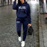 2025 Women's Printed Hoodie Set, Letter Pattern Hoodie and Sports Pants, Autumn Winter Two-piece Sportswear, Street Suit Set