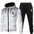 2025 popular two-piece men's sportswear jogging suit sportswear hooded sweatshirt zipper sweatshirt autumn and winter clothing