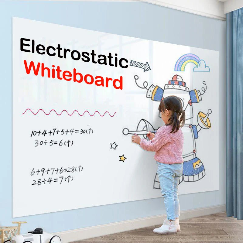 45CM Reusable Electrostatic Whiteboard For Walls