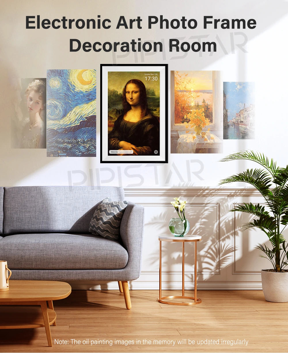 15.6-inch Home Smart Digital Calendar Touchscreen Interactive Display Home Schedule WiFi Sync and Digital Photo Frame