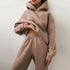Plus Size Fashionable Long Sleeve Sweatshirt And Pants Set Autumn Winter Women's Casual Wear Two Piece Suit Comfortable plus ...