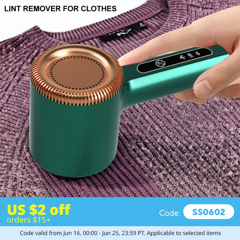 Easy Lint Buster Pro -  USB Electric Rechargeable Hair Ball Trimmer
