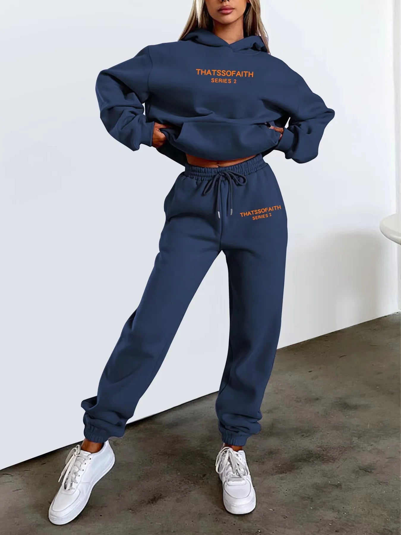 2025 Autumn Winter Women's Sets 2pcs Hoodies Pants Suit Sports Outfits  Letter Print Aesthetic Clothes Ladies Tracksuit