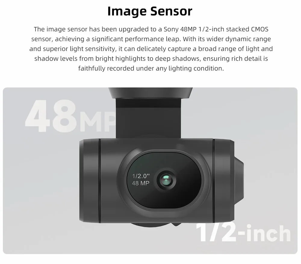 FIMI Mini 3 4K GPS drone with 3-Axis Gimbal 249g 4K/60FPS 48MP 9KM Transmission 64-Min Flight Time Super Night Video Auto Return