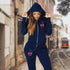Women's Tracksuit Aesthetic Zipper Cardigan High quality Hoodies Sweatshirts Sweatpantssportwear Woman Pants Sets 2 Piece Suit