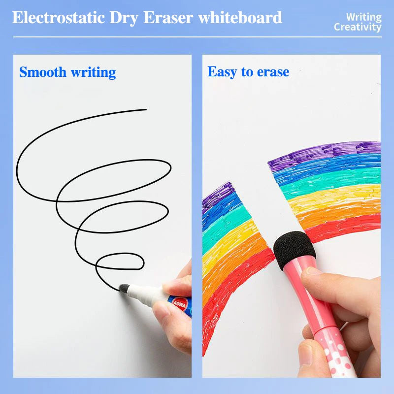 45CM Reusable Electrostatic Whiteboard For Walls