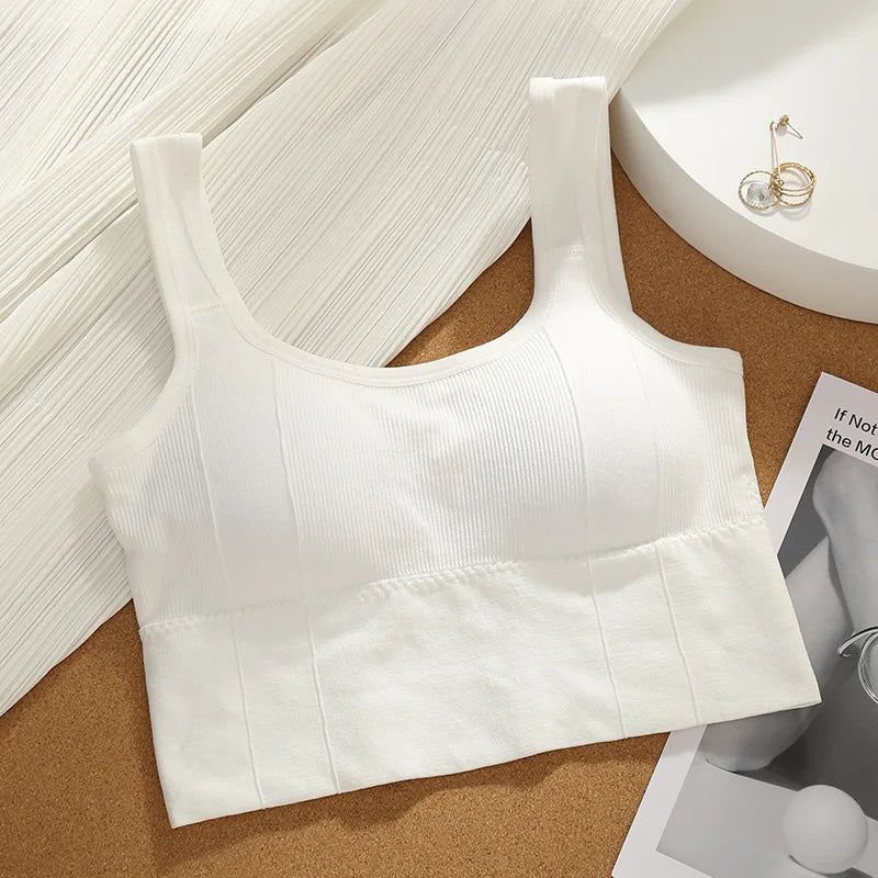 Sports Bra Anti-Sweat Fitness Top Women Seamless Yoga Bra Shockproof Crop Top Push Up Sport Bra Gym Workout Top