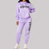 Women's Sets Hoodies Pants 2 Piece Outfits Aesthetic Sportswear Sweatsuit Chicago Graphic Letter Print Plus Size Pink Tracksuit