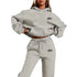 2025 Autumn Winter Women's Sets 2pcs Hoodies Pants Suit Sports Outfits  Letter Print Aesthetic Clothes Ladies Tracksuit