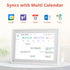 Digital Calendar Touch Screen 10 Inch, Electronic Calendar Chore Chart for Family Monthly/Weekly/Daily Planner, Smart Calendar f