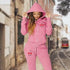 Women's Tracksuit Aesthetic Zipper Cardigan High quality Hoodies Sweatshirts Sweatpantssportwear Woman Pants Sets 2 Piece Suit