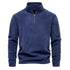 AIOPESON Brand Quality Thicken Warm Fleece Jacket for Men Zipper Neck Pullover Sweatshirt