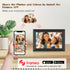 Share Instantly Photos with Grandma，10.1 Inch Smart WiFi Digital Photo Frame 32G FRAMEO  LCD Touch Screen Auto-Rotate