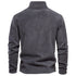 AIOPESON Brand Quality Thicken Warm Fleece Jacket for Men Zipper Neck Pullover Sweatshirt