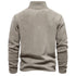 AIOPESON Brand Quality Thicken Warm Fleece Jacket for Men Zipper Neck Pullover Sweatshirt