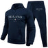 Two-piece Sets of Men's Autumn Hoodies, Sweatshirts, Sweatpants and Jogging Pants, Casual Streetwear, Men's Sportswear Sets