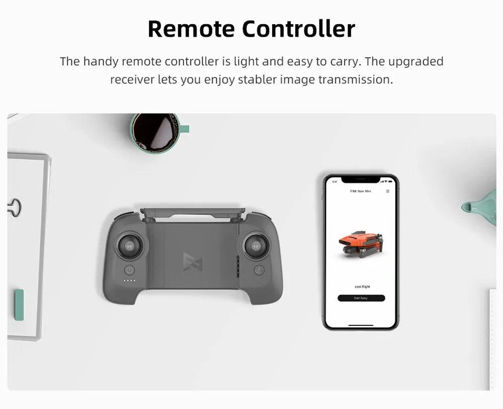 FIMI Mini 3 4K GPS drone with 3-Axis Gimbal 249g 4K/60FPS 48MP 9KM Transmission 64-Min Flight Time Super Night Video Auto Return