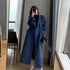 New Hot Sale Of The Season Women's Woolen Coat plus Size over Knee Length Loose Fit Slimming High End Fashionable Polyester Fibe