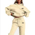 2025 Autumn Winter Women's Sets 2pcs Hoodies Pants Suit Sports Outfits  Letter Print Aesthetic Clothes Ladies Tracksuit