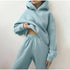 Plus Size Fashionable Long Sleeve Sweatshirt And Pants Set Autumn Winter Women's Casual Wear Two Piece Suit Comfortable plus ...